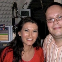 Antonia bei Radio Cottbus