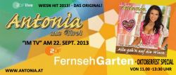 Antonia aus Tirol im ZDF Fernsehgarten mit Ihrem Wiesn Hit „Alle gehen auf die Wiesn“ 